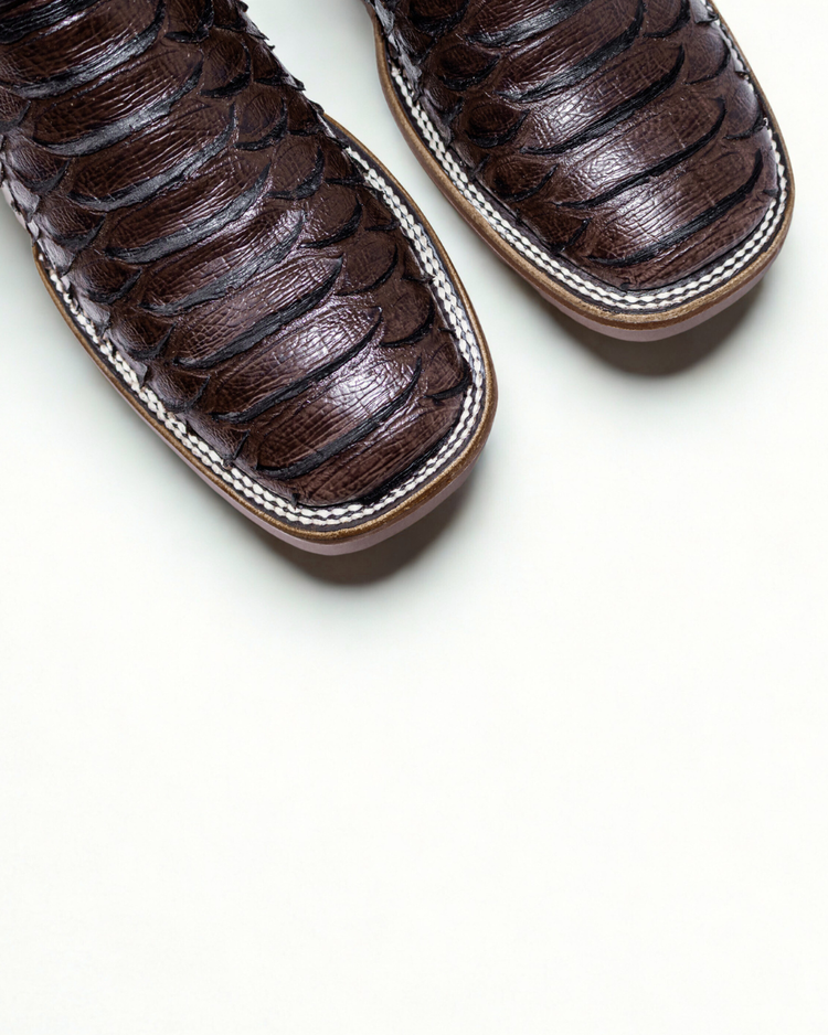 Clon Brown Phyton Plus style leather boot for men