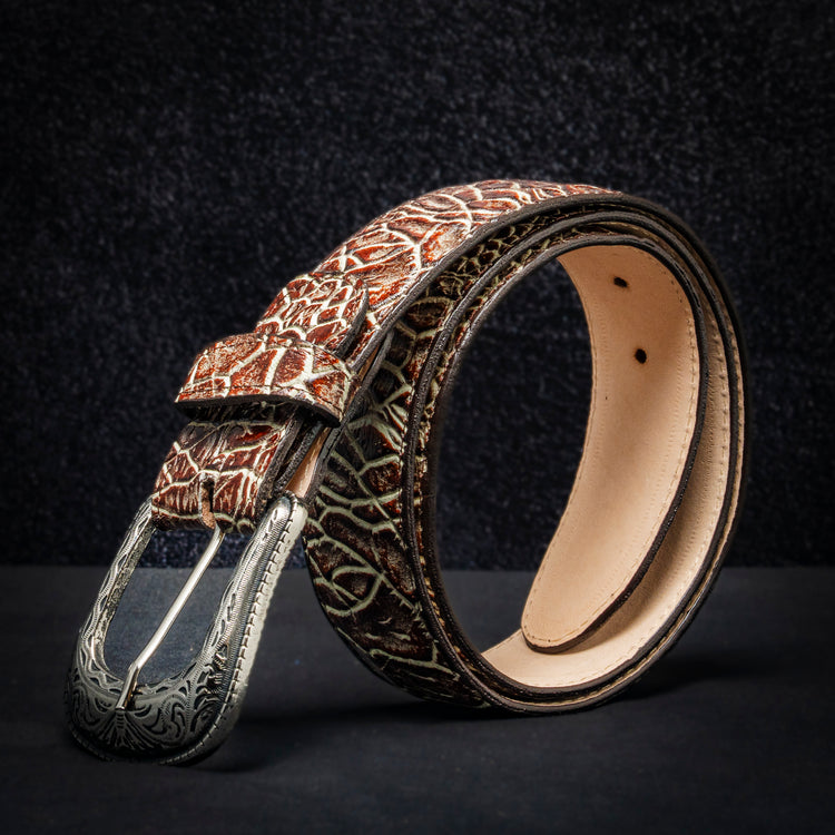 Engraved Caguama Shedron Belt