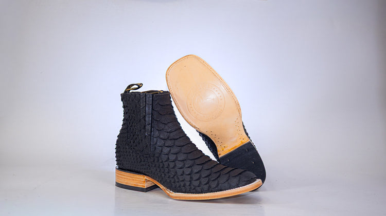 Black Clon Python Botin